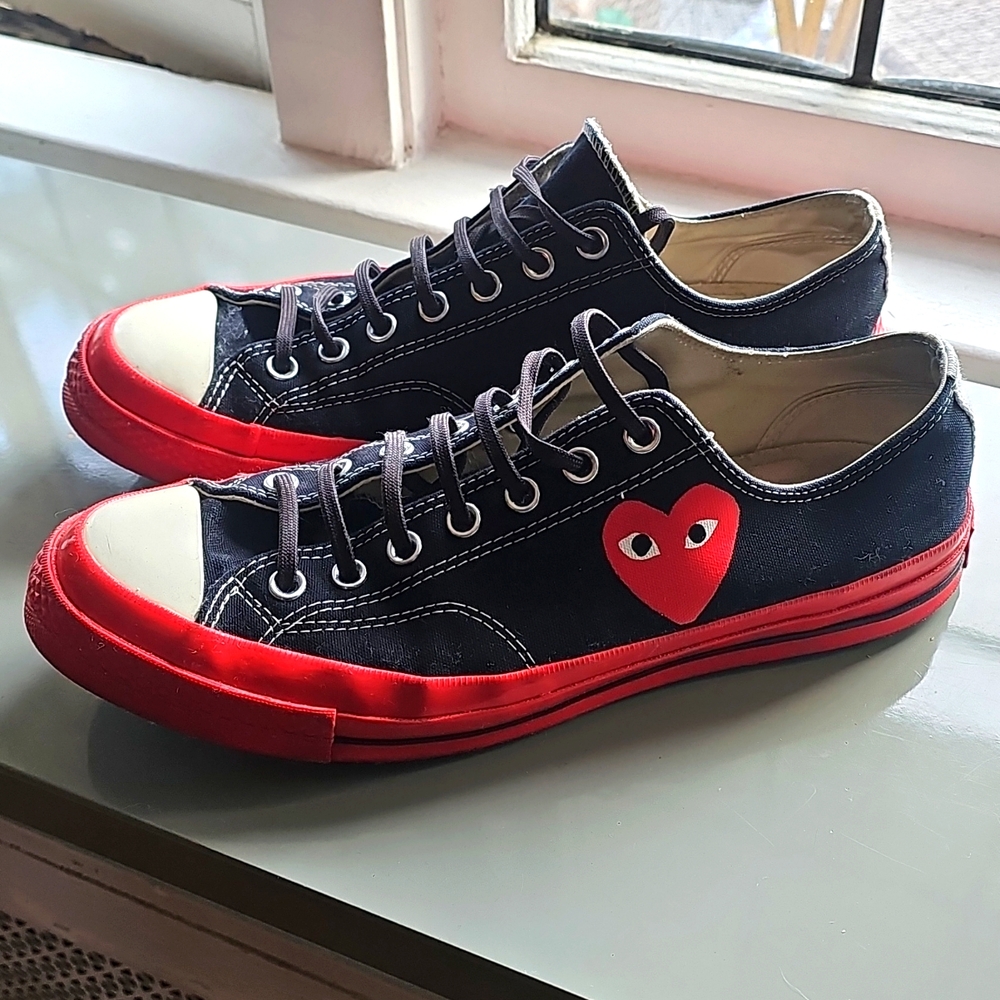 Converse Mens Chuck Taylor 70 Low Top Comme Des Garcons PLAY Sneakers 11 limited